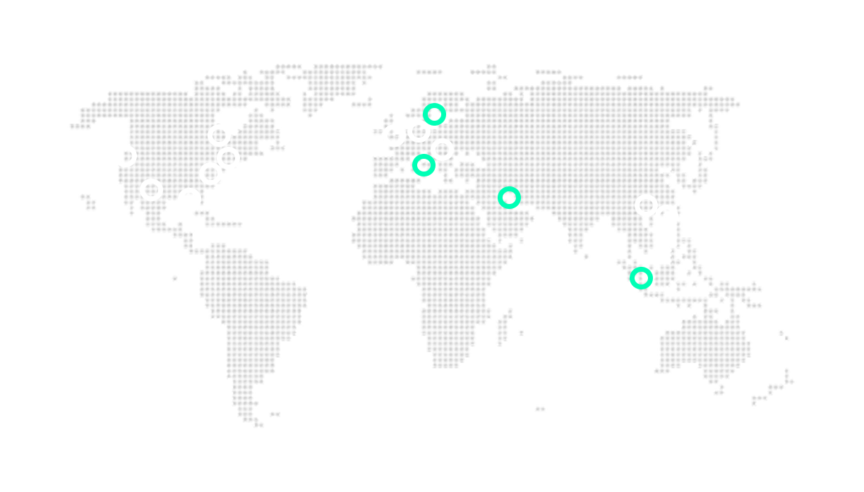 Global footprint - Singapore, Dubai, Munich, Hamburg